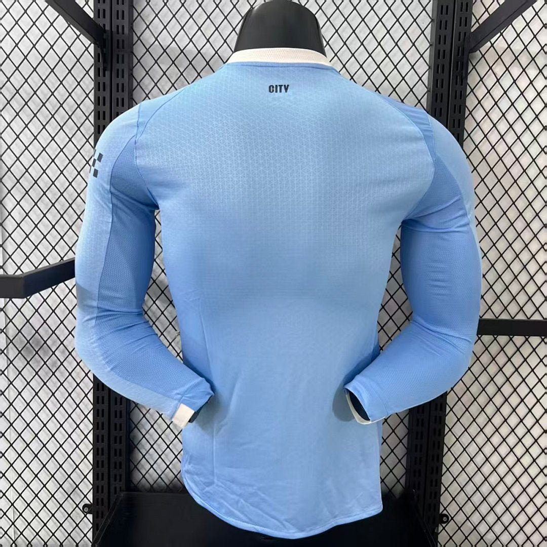 Manchester City 25/26 Home Long Sleeve Football Shirt