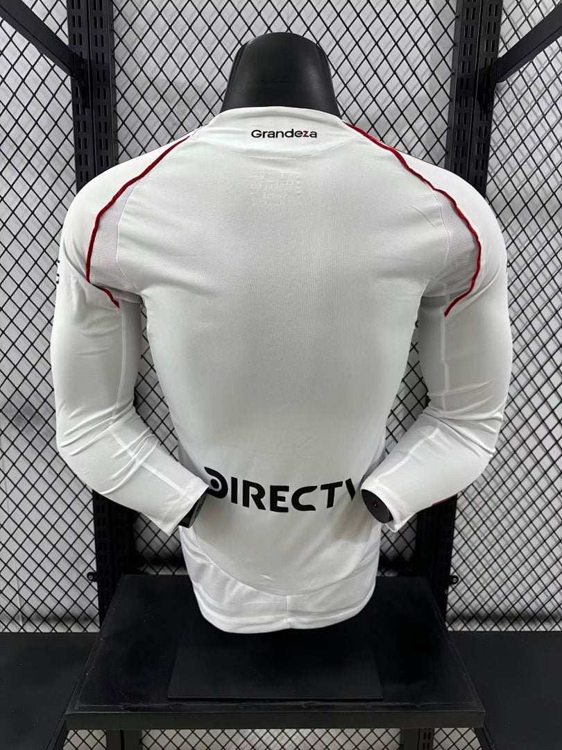River Plate 24/25 Home Long Sleeve Football Shirt