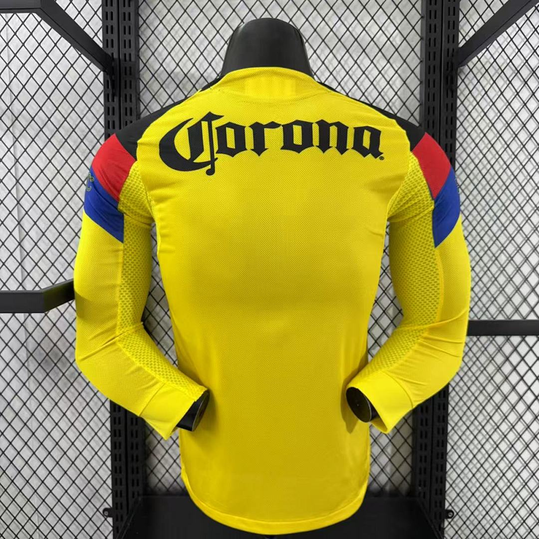 Club América 25/26 Home Long Sleeve Football Shirt