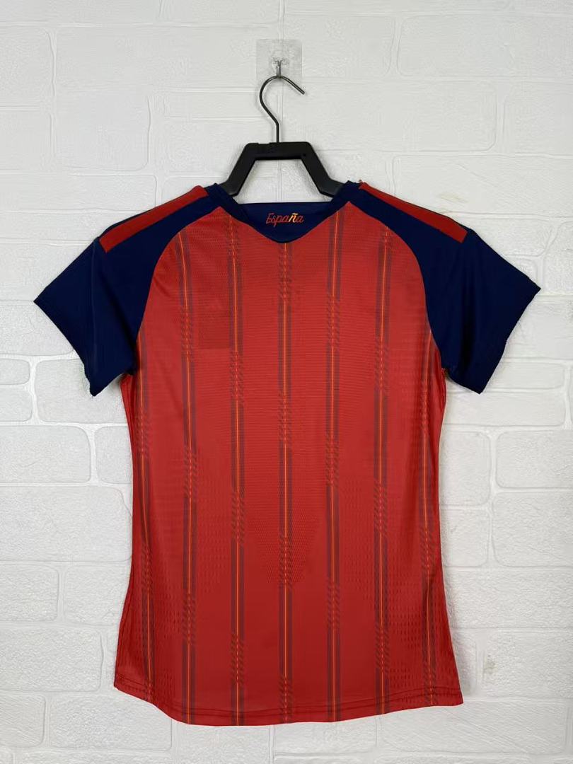 Women's Spain 26/27 Home Player Version Football Shirt