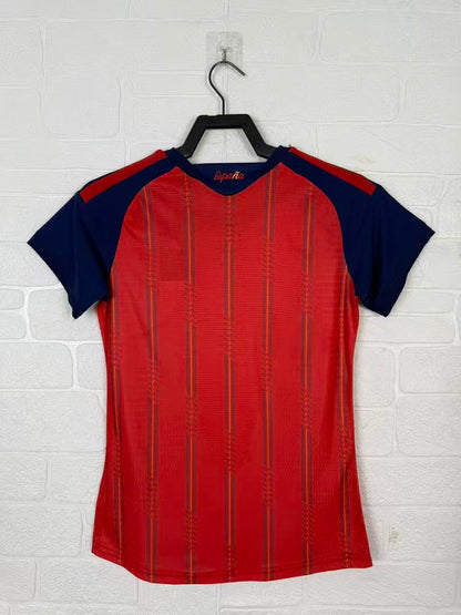 Women's Spain 26/27 Home Player Version Football Shirt