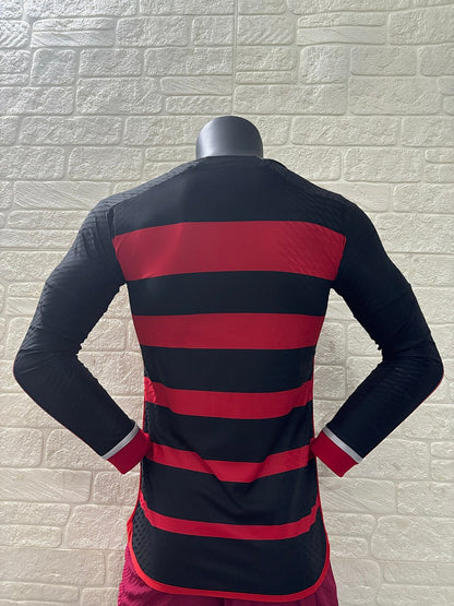 Flamengo 24/25 Home Long Sleeve Football Shirt