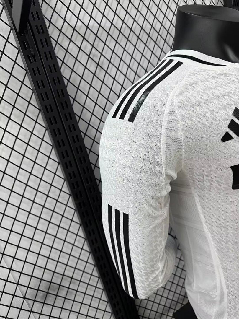 Real Madrid 24/25 Home Long Sleeve Football Shirt