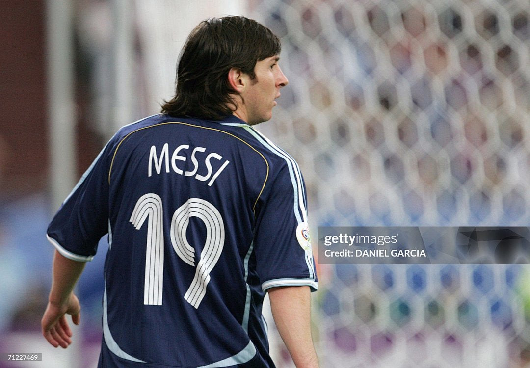 Argentina 2006 Away Player Version Football Shirt