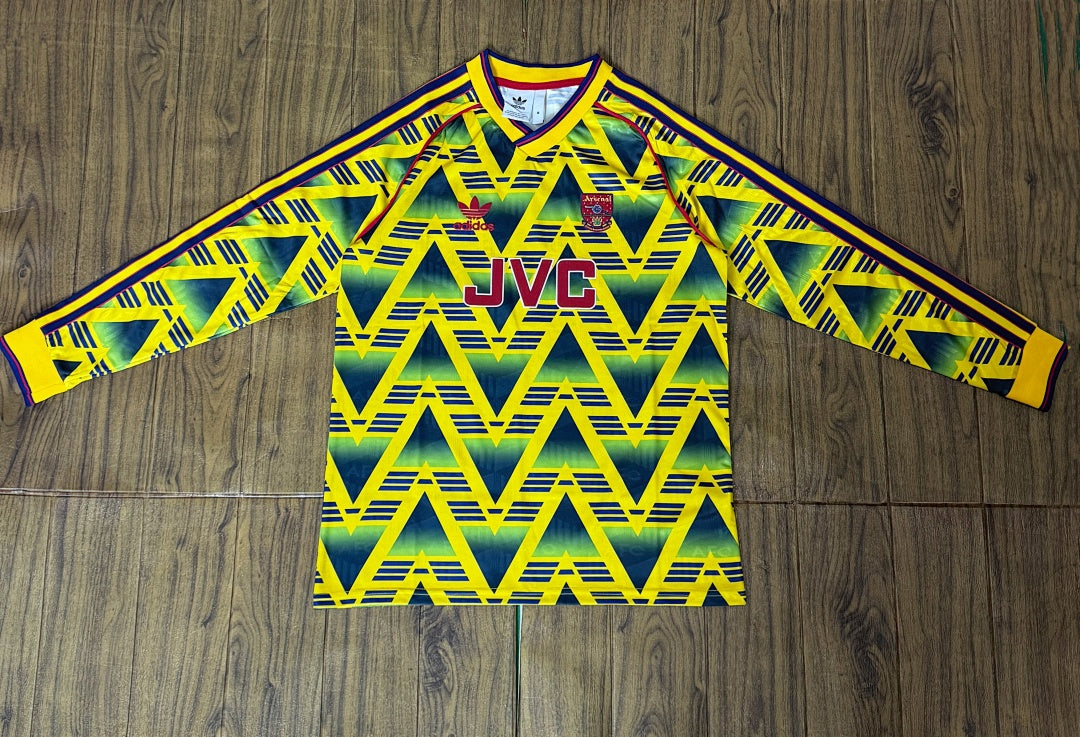 Arsenal 91/93 Away Long Sleeve Football Shirt