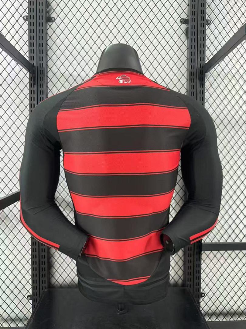 Flamengo 25/26 Home Long Sleeve Football Shirt
