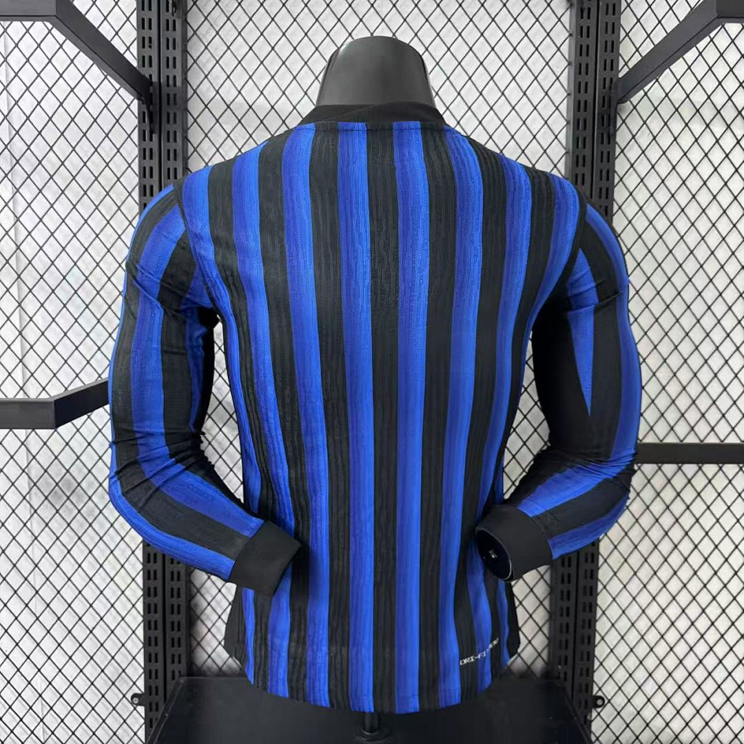 Inter Milan 25/26 Home Long Sleeve Football Shirt