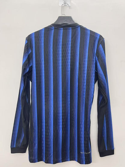Inter Milan 25/26 Home Long Sleeve Player Version Football Shirt