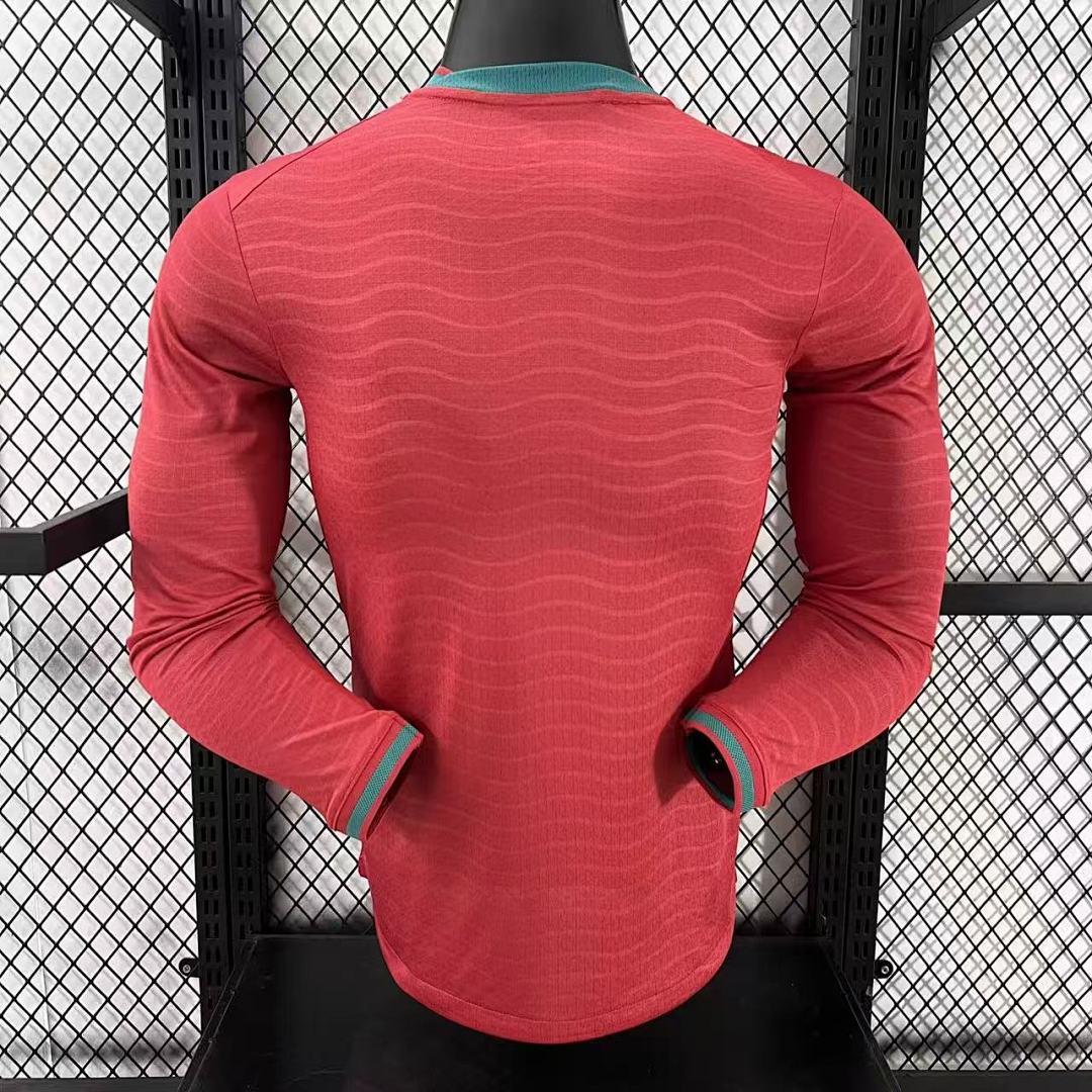 Portugal 2026 Home Long Sleeve Football Shirt