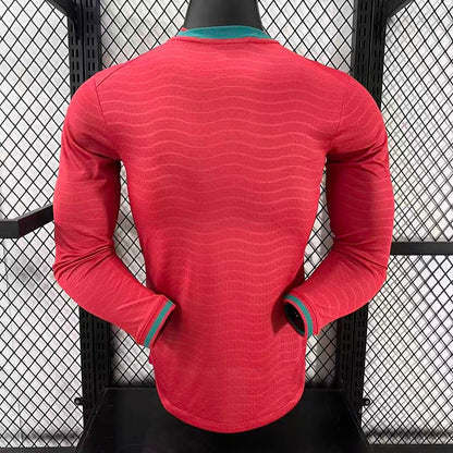 Portugal 2026 Home Long Sleeve Football Shirt