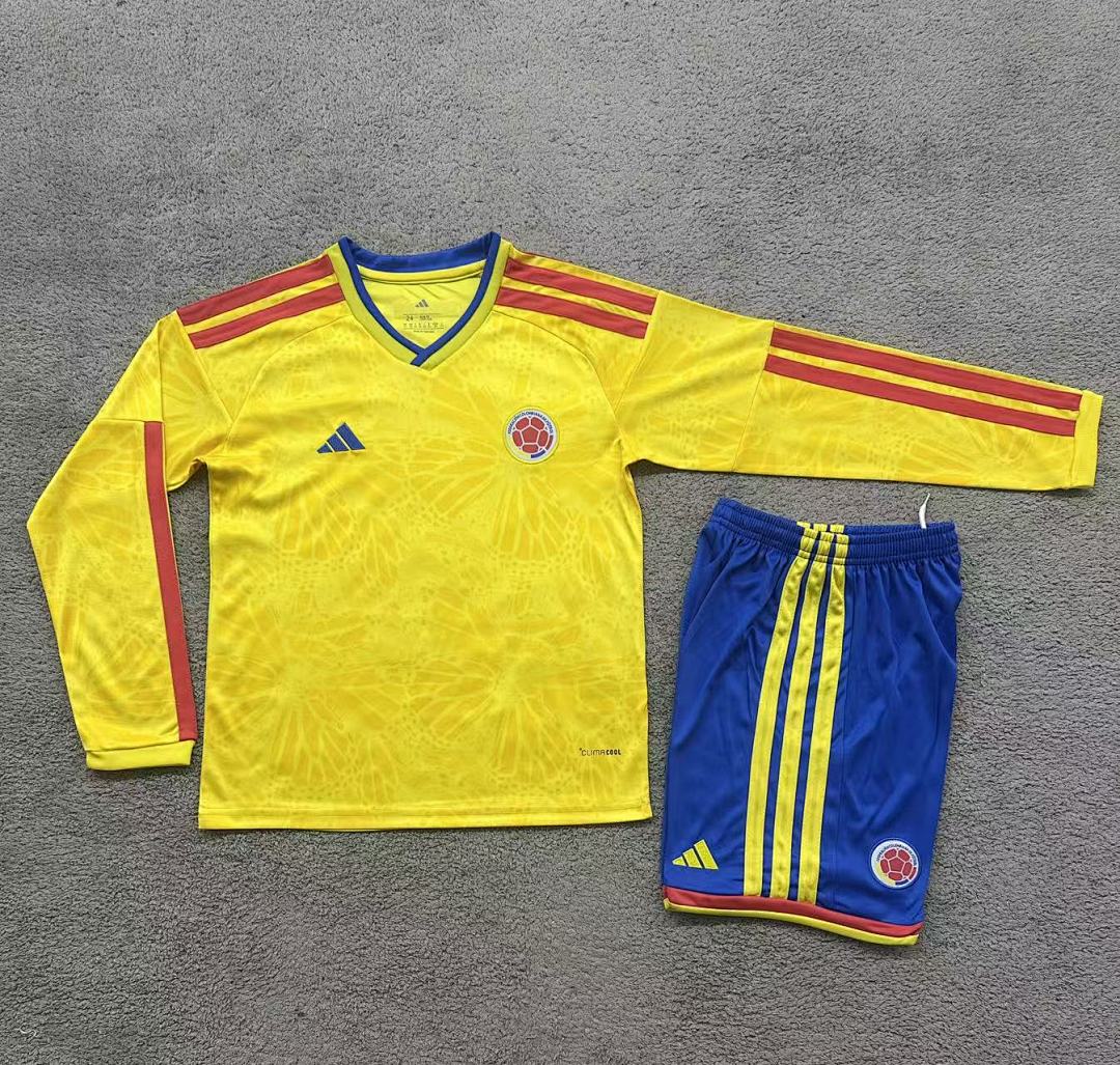 Colombia 2026 Home Long Sleeve Football Shirt