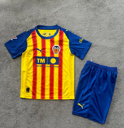 Kids Valencia 25/26 Yellow Football Shirt