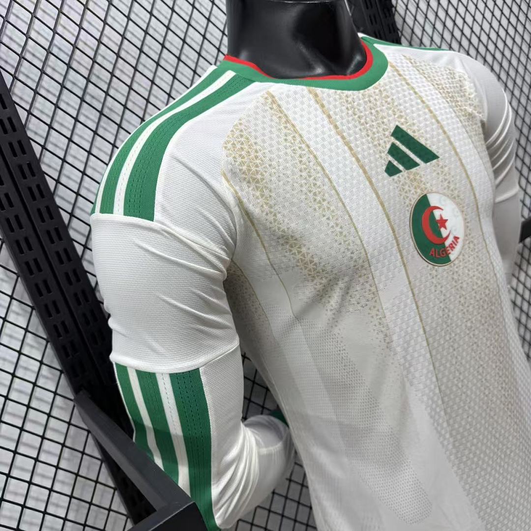 Algeria 2026 Home Long Sleeve Football Shirt