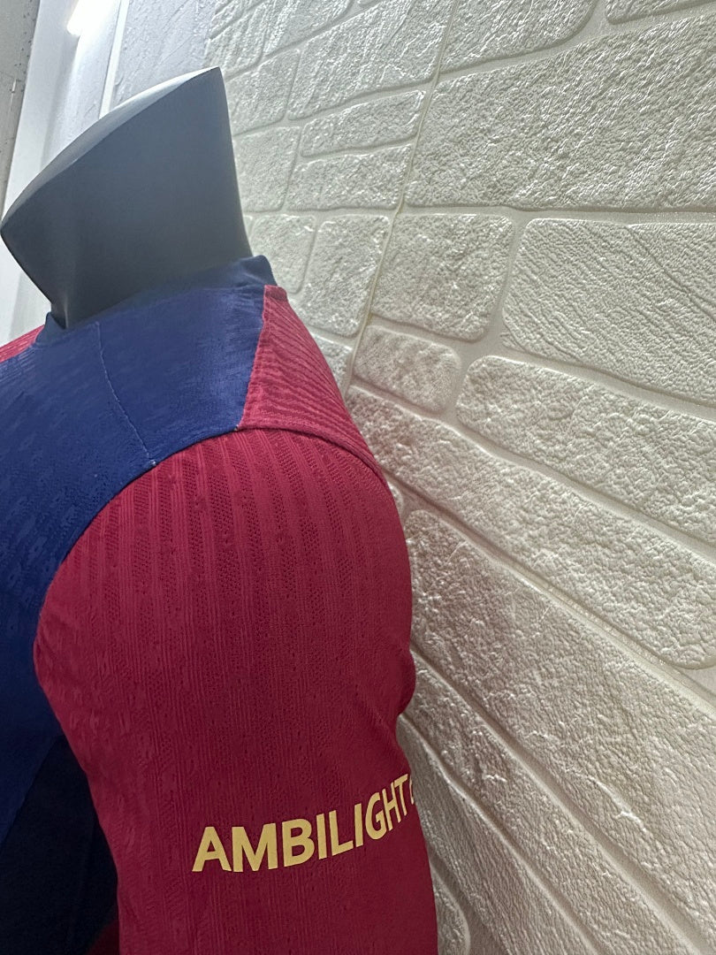 Barcelona 24/25 Home Long Sleeve Football Shirt