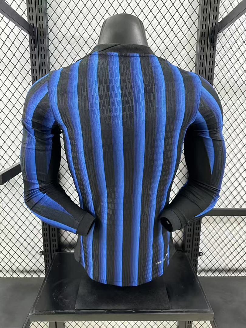 Inter Milan 25/26 Home Long Sleeve Football Shirt
