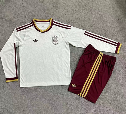Spain 26/27 Away Two Stars Long Sleeve Football Shirt