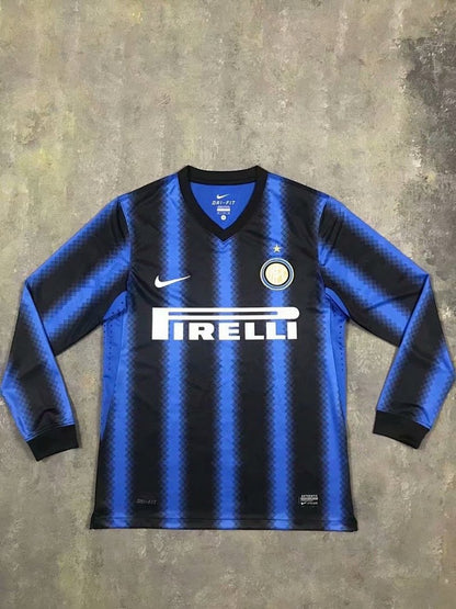 Inter Milan 10/11 Long Sleeve Football Shirt