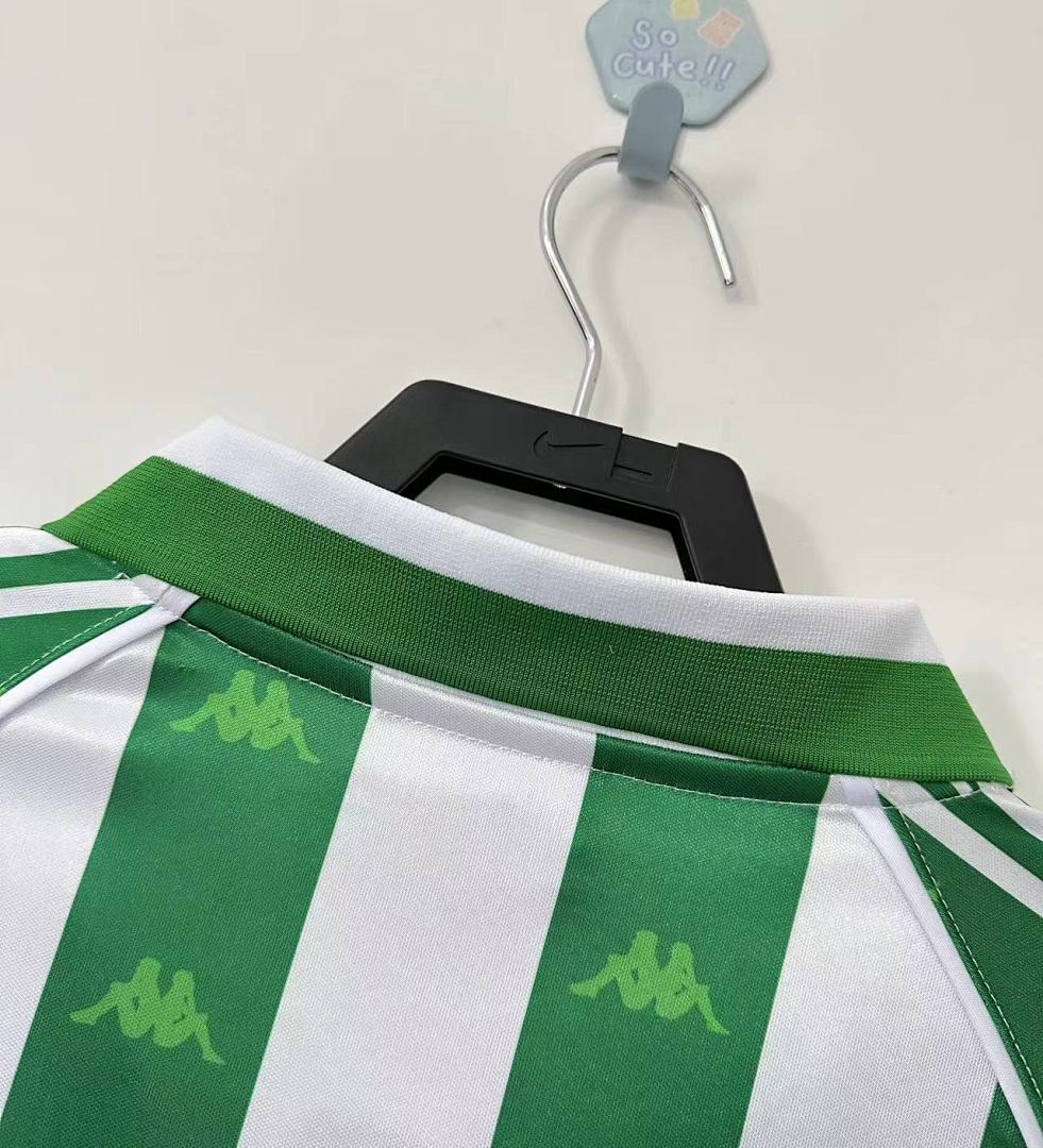 Real Betis 95/97 Home Long Sleeve Football Shirt