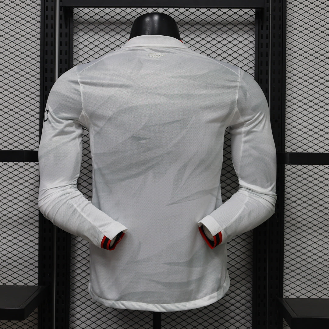 AC Milan 26/27 Away White Long Sleeve Football Shirt