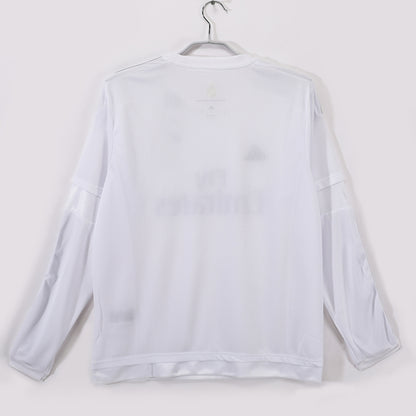 Real Madrid 15/16 Home Long Sleeve Football Shirt