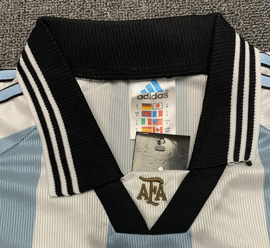 Argentina 1998 Home Football Shirt