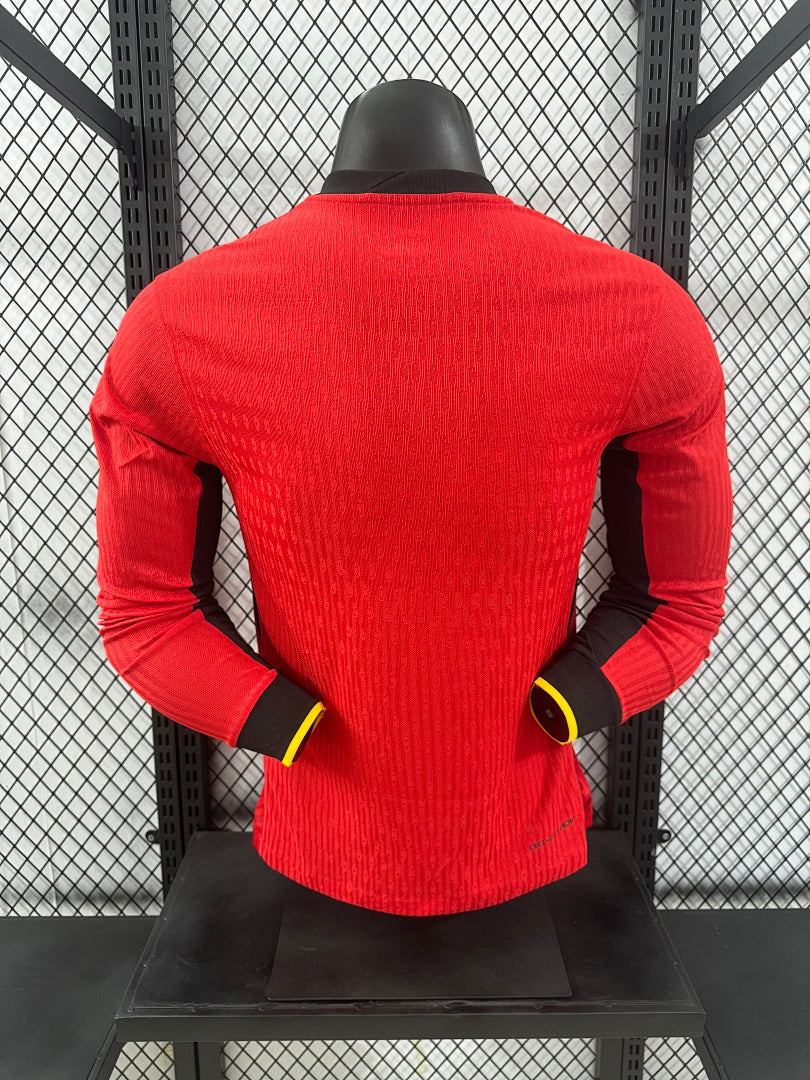 China 2024 Home Long Sleeve Football Shirt