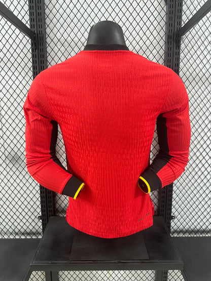 China 2024 Home Long Sleeve Football Shirt