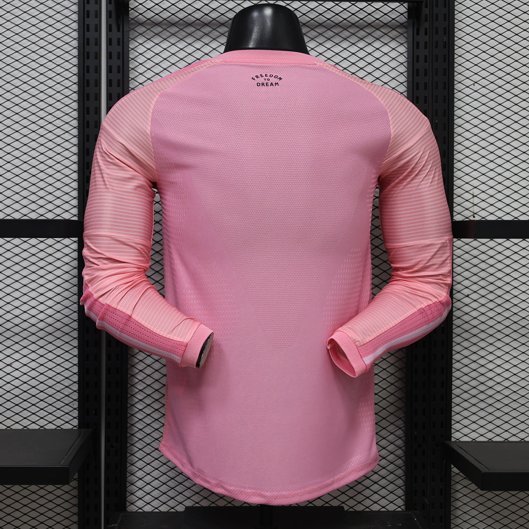 Inter Miami 26/27 Home Long Sleeve Player Version Football Shirt