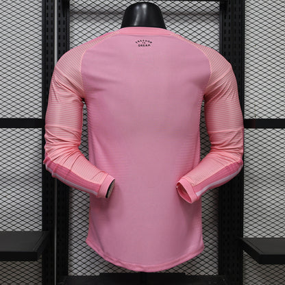 Inter Miami 26/27 Home Long Sleeve Player Version Football Shirt