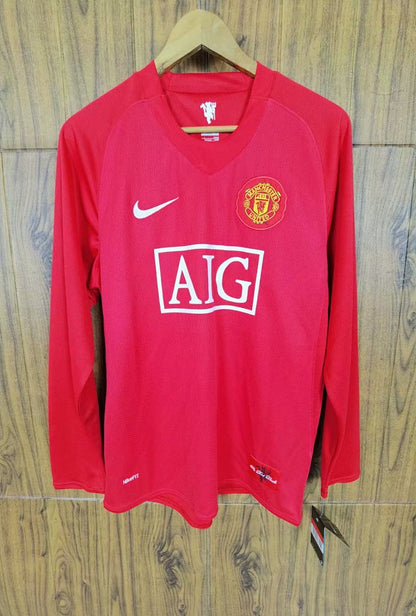 Manchester United 07/08 Long Sleeve Football Shirt