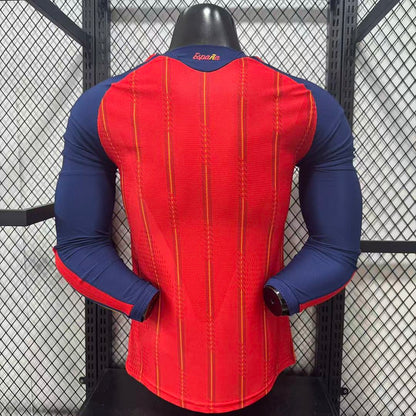 Spain 2026 Home Long Sleeve Football Shirt