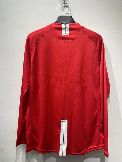 Manchester United 07/08 Home Long Sleeve Football Shirt