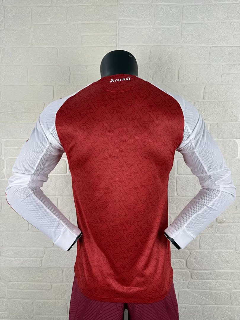 Arsenal 25/26 Home Long Sleeve Football Shirt