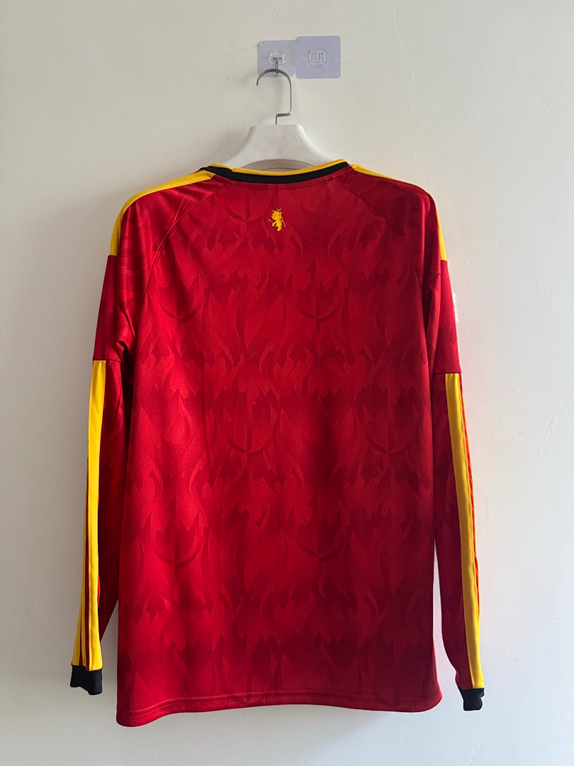 Belgium 26/27 Home Long Sleeve Football Shirt