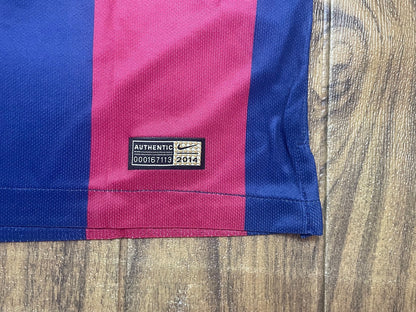 Barcelona 14/15 Home Long Sleeve Football Shirt