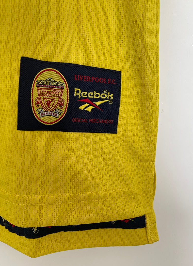 Liverpool 98/99 Third Yellow Football Shirt