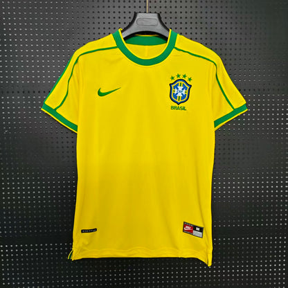 Brazil 1998 Home Football Shirt
