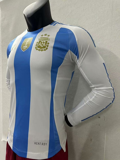 Argentina 24/25 Home Long Sleeve Football Shirt