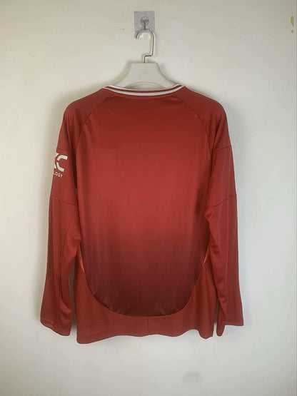 Manchester United 24/25 Home Long Sleeve Football Shirt