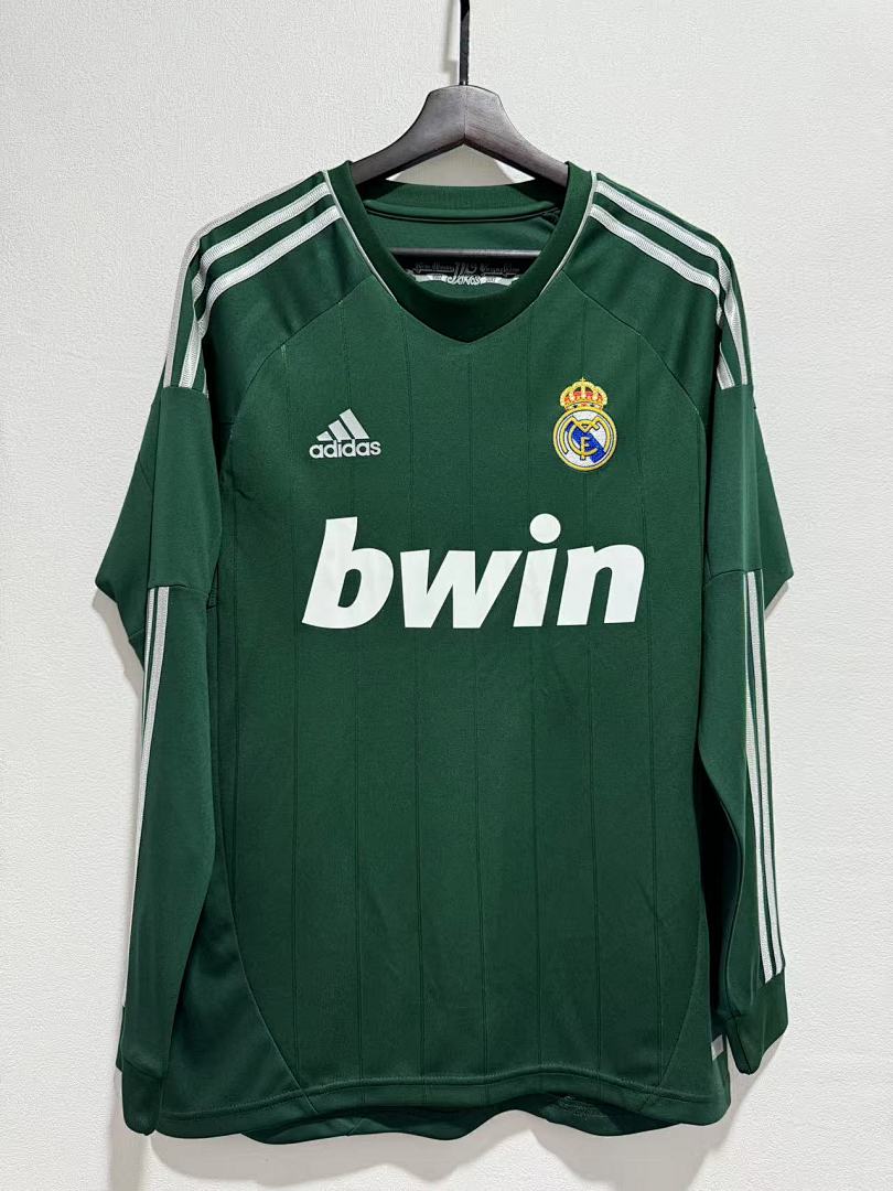 Real Madrid 12/13 Third Long Sleeve Football Shirt