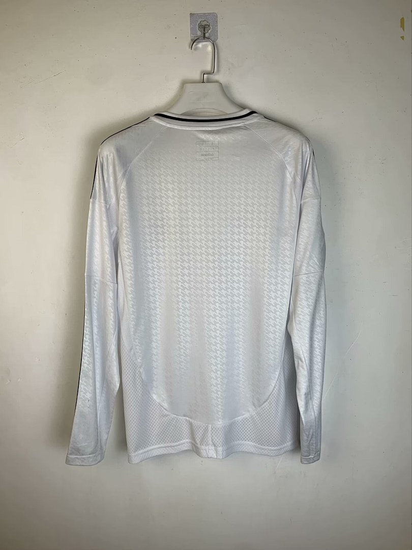 Real Madrid 24/25 Home Long Sleeve Football Shirt
