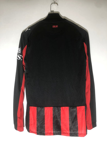 AC Milan 25/26 Home Long Sleeve Player Version Football Shirt