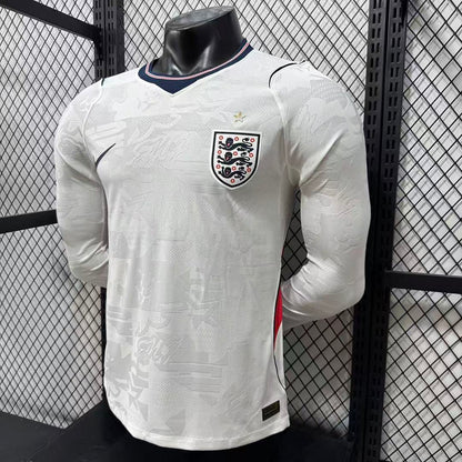 England 2026 Home Long Sleeve Football Shirt