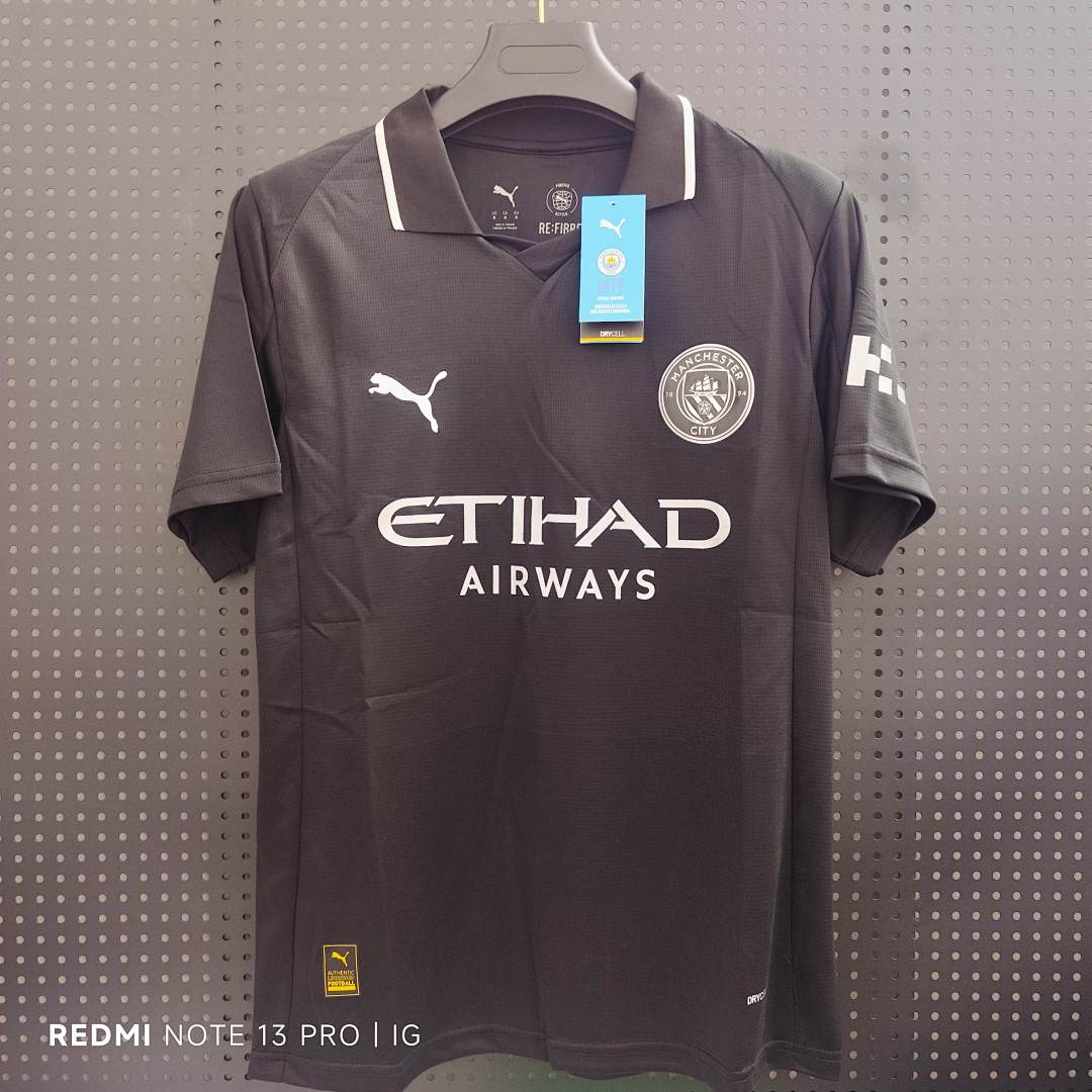 Manchester City 25/26 Third Black Football Shirt