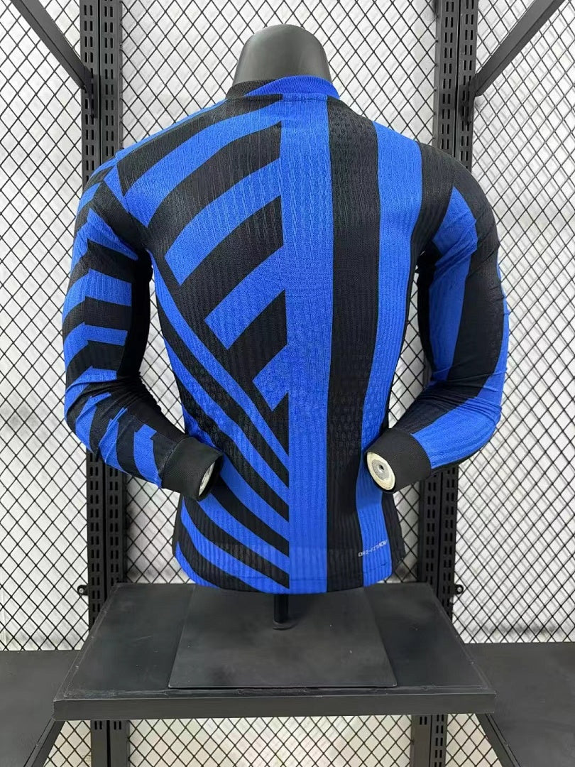Inter Milan 24/25 Home Long Sleeve Football Shirt