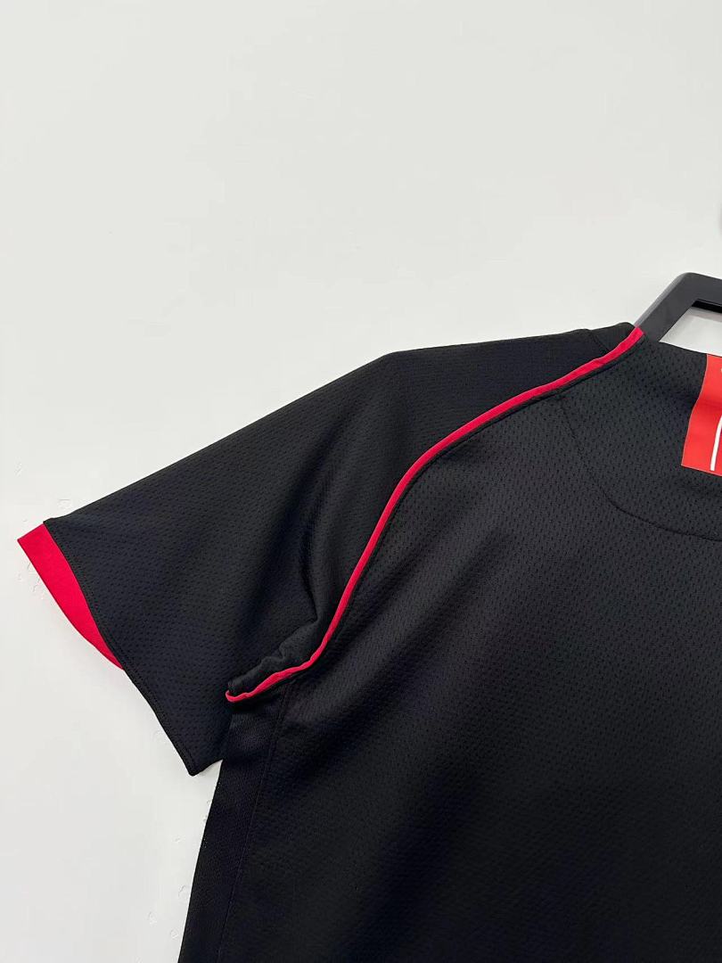 Manchester United 07/08 Away Black Football Shirt