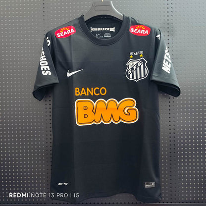 Retro Santos 12/13 Away Black Football Shirt