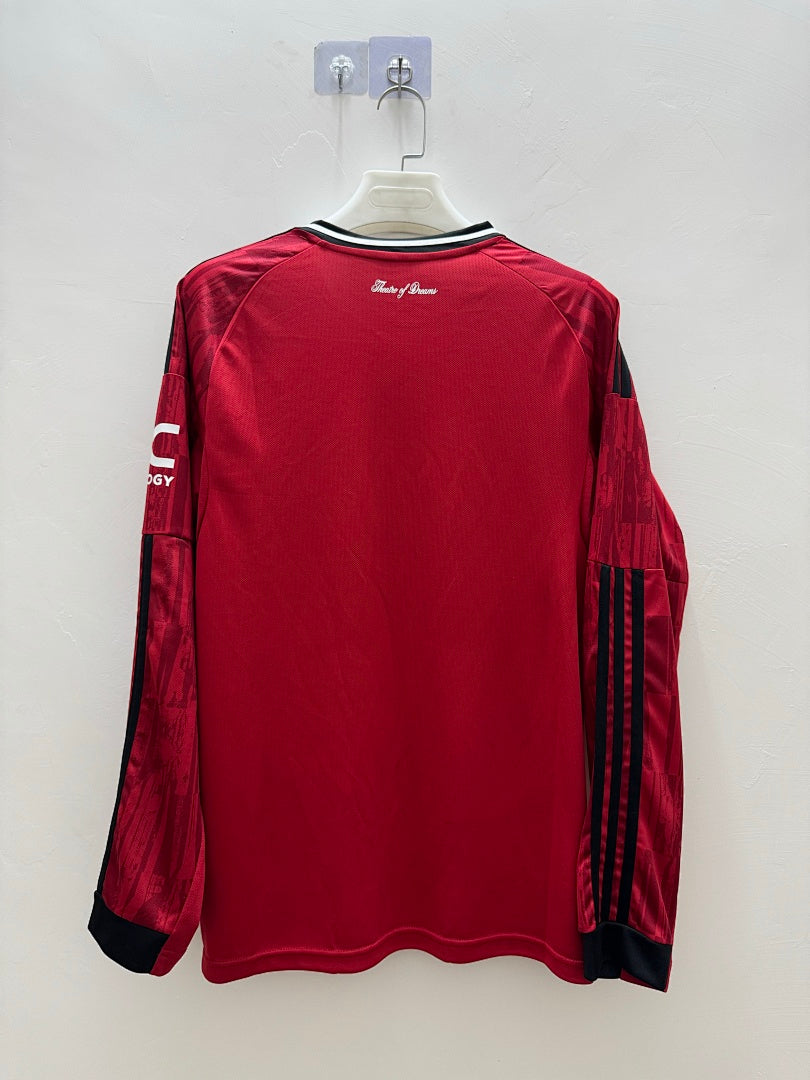 Manchester United 25/26 Home Long Sleeve Football Shirt
