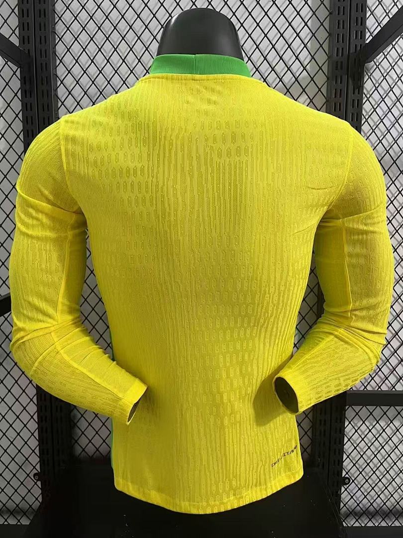 Brazil 25/26 Home Long Sleeve Football Shirt