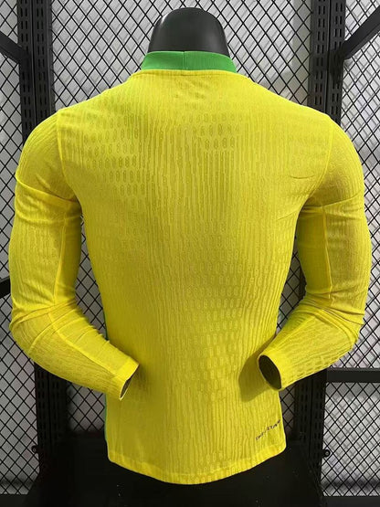 Brazil 25/26 Home Long Sleeve Football Shirt